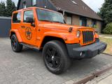 Jeep Wrangler 2,8 CRD SAHARA DUALTOP AHK LEDER AUTOM. - Jeep Wrangler: Orange