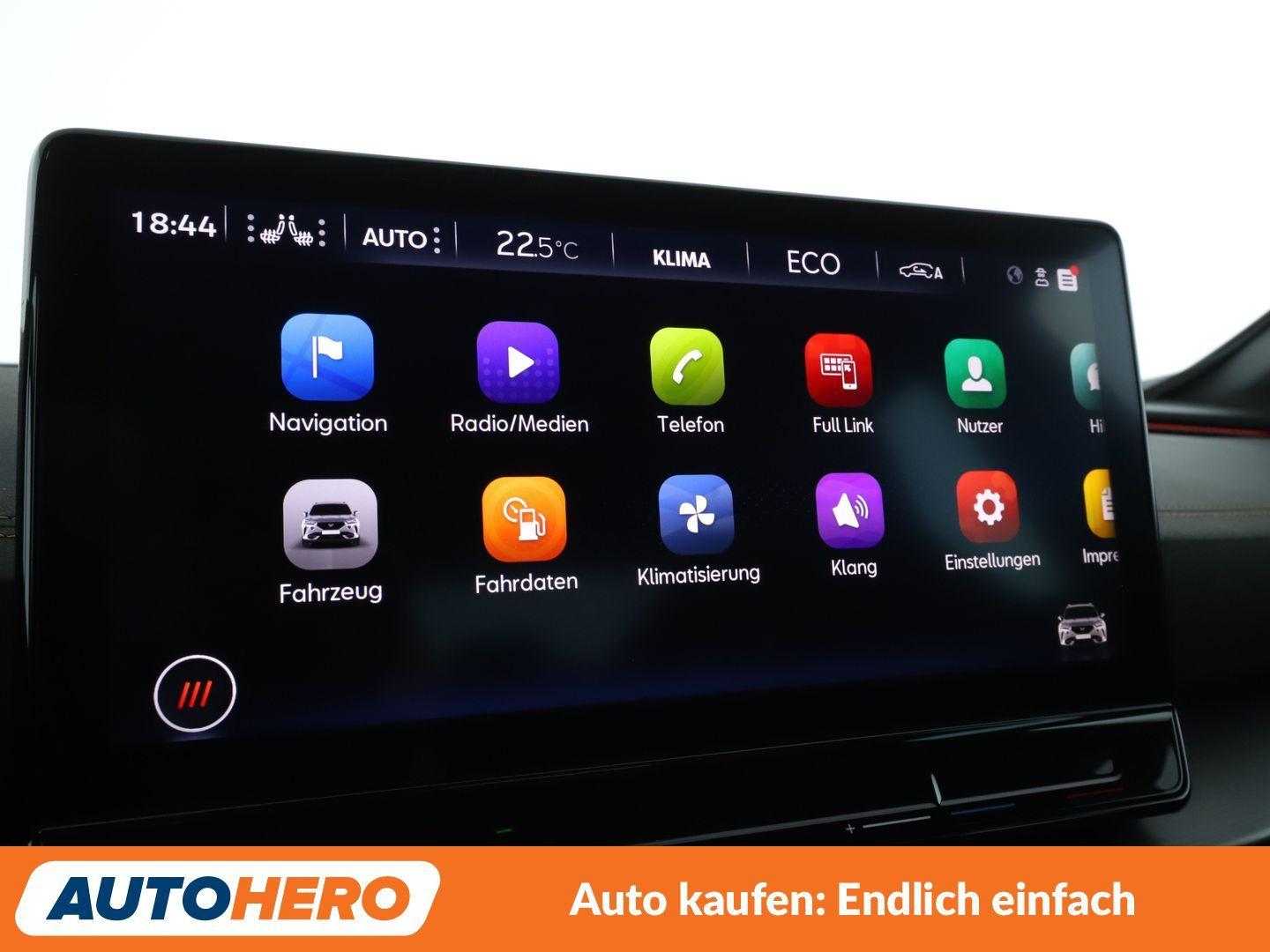 Cupra Formentor 1.4 e-HYBRID VZ Aut.*NAVI*ACC*CAM*SHZ*, миниатюра 22