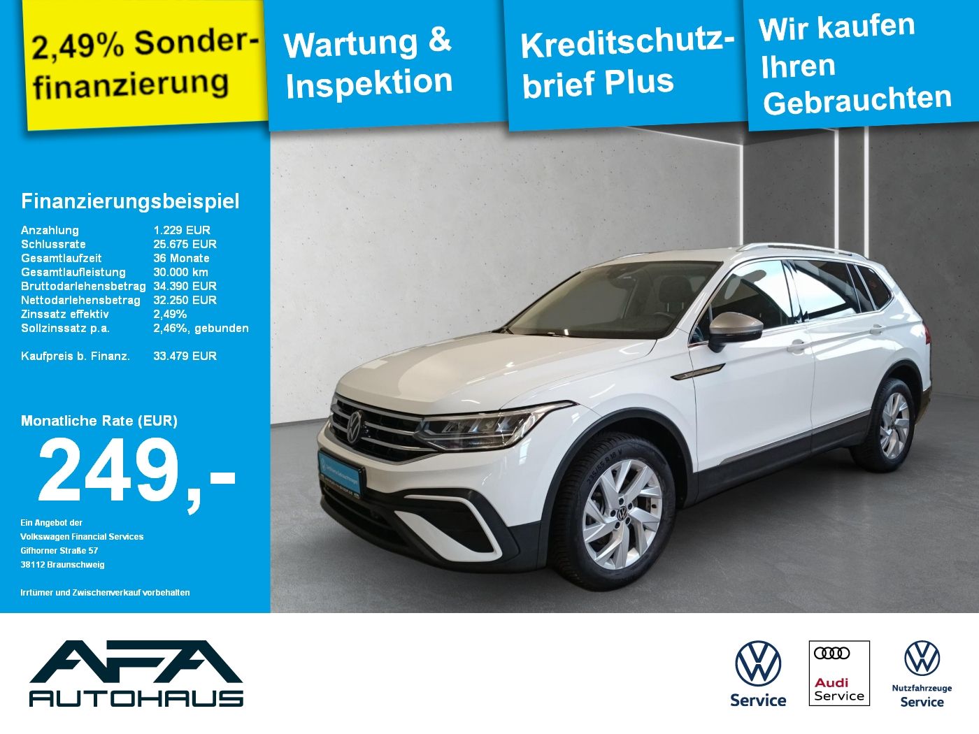 Volkswagen Tiguan Allspace 2.0 TDI LIFE DSG 7Sitze*AHK*RFK
