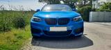 BMW 218i Cabrio M Sport  - blaue BMW 218