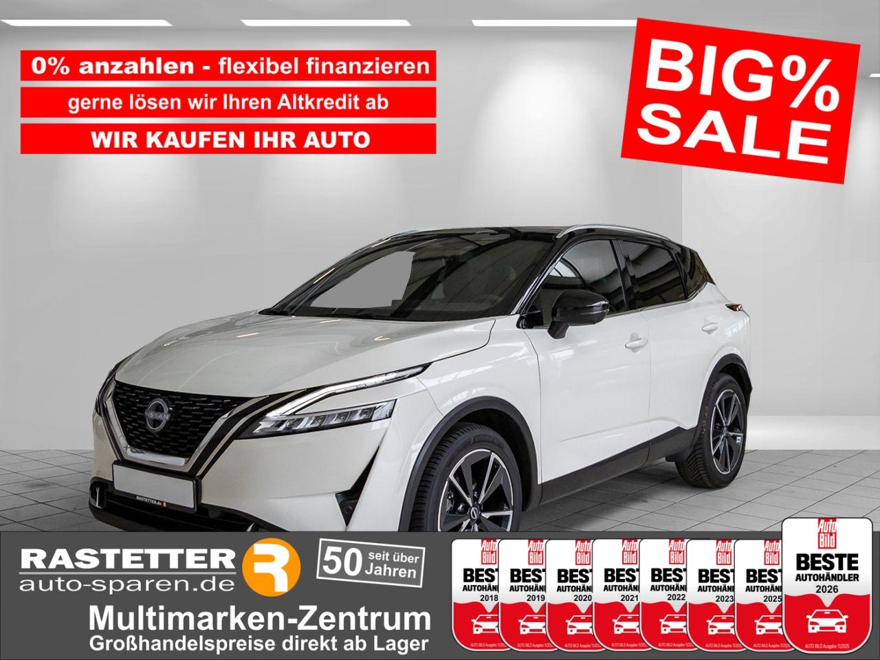 Nissan Qashqai Xtronic 4x4 tekna Zweifarb+Pano+19Z+Desi
