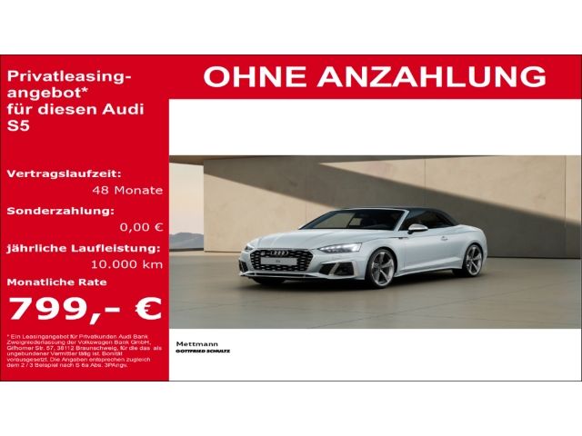 Audi S5 CABRIO JETZT SCHON WINTERPREIS AHK B O 3.0 TF