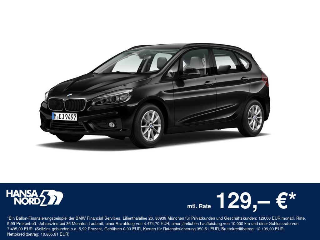 BMW 218i Active Tourer ADVANTAGE LED NAVI PDC ALU