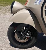 Vespa 300 GTV Polini Auspuffanlage und Spiegelsatz - VESPA BEIGE ROLLER