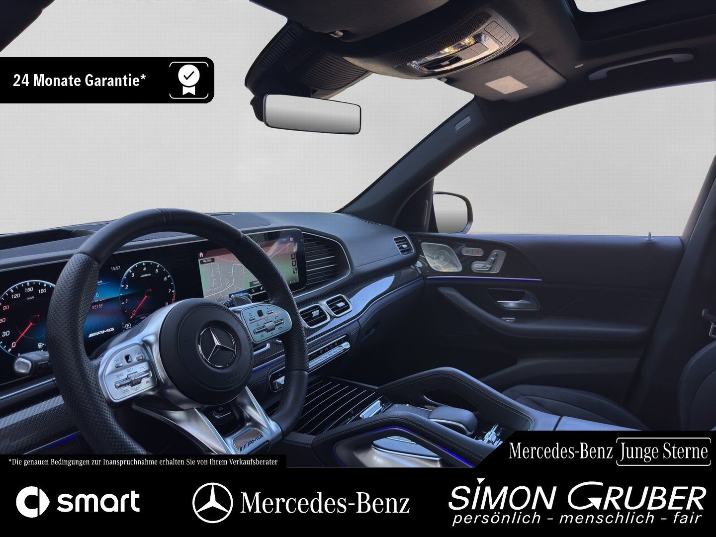 Fahrzeugabbildung Mercedes-Benz GLS 63 4M AMG Night Carbon Standhzg. 23 Zoll