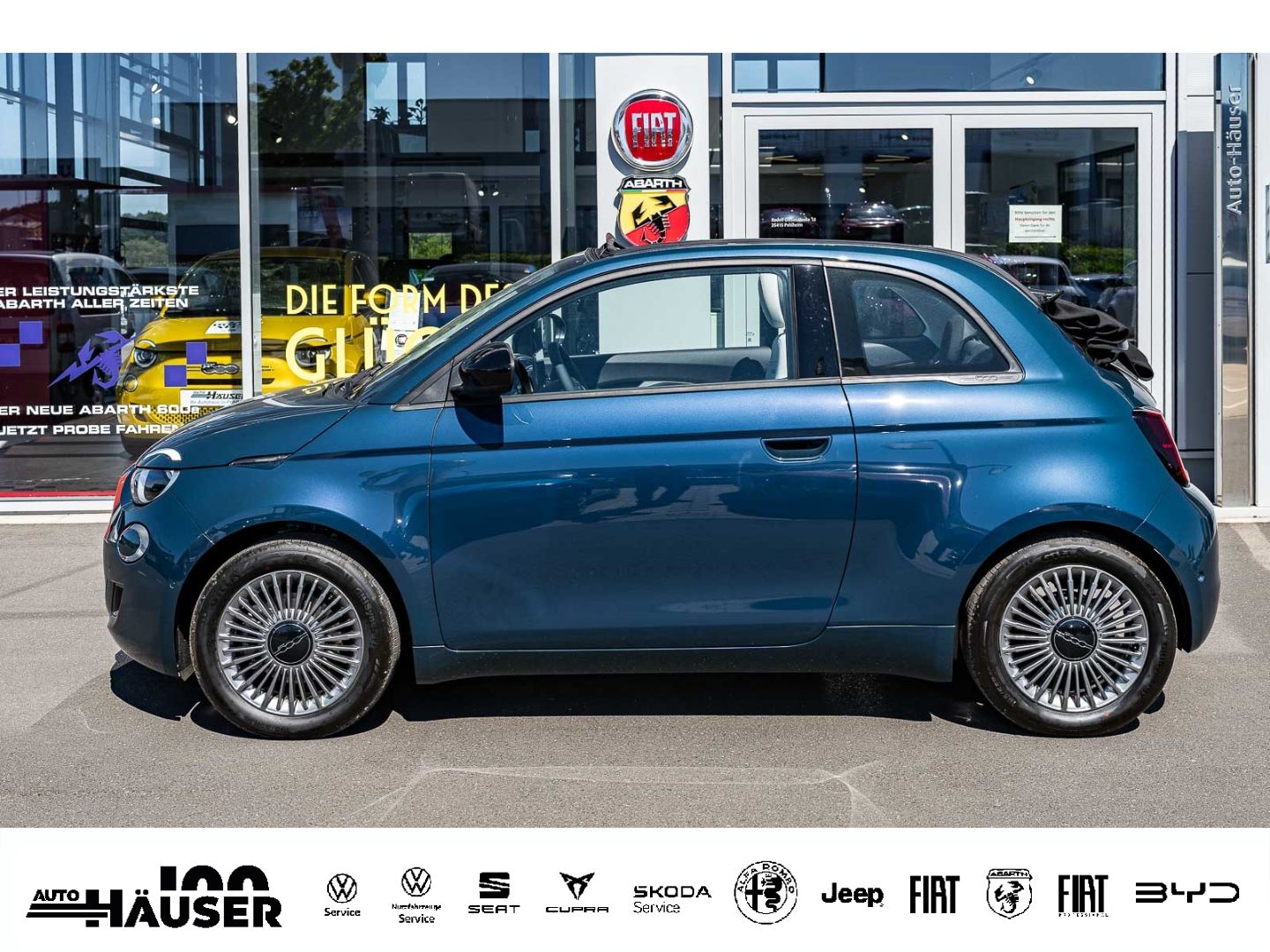 Fiat 500e Cabrio ICON 42 kWh AUGUST KAMERA SITZHZG TE imagem 3