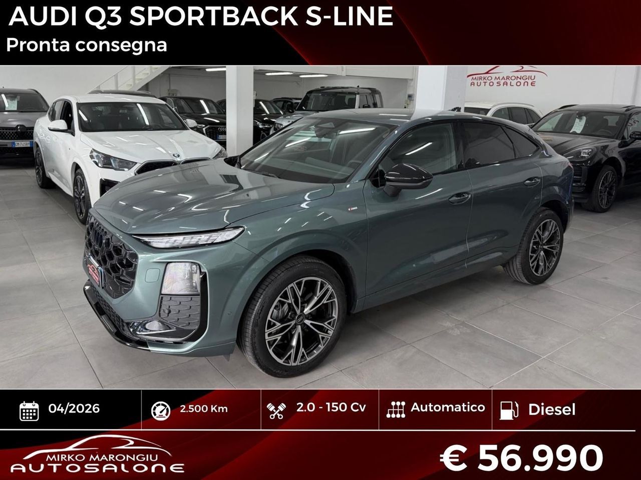 Audi Q3 35 TDI S tronic line FULL FINANZIABILE