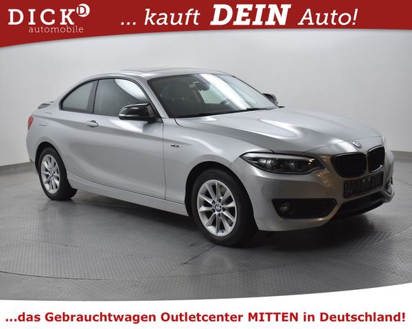 BMW 220d Coupe Sport Line LEDER+GLASD+NAVI+LED+ACC+M