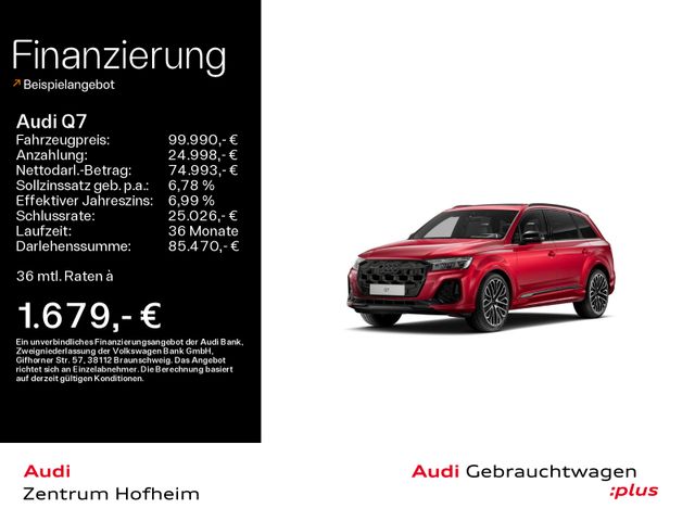 Audi Q7 50 TDI qu S line tip*EUPE 132.465*Air*B&O*HUD