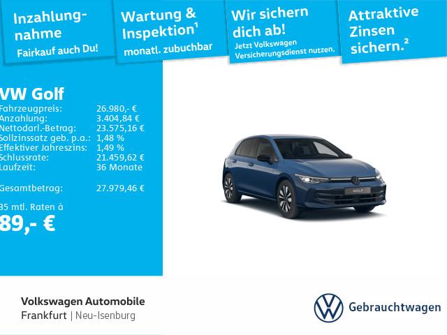 Volkswagen Golf VIII GOAL 1.5 eTSI DSG LEDPlus AHK ACC APP, миниатюра 2