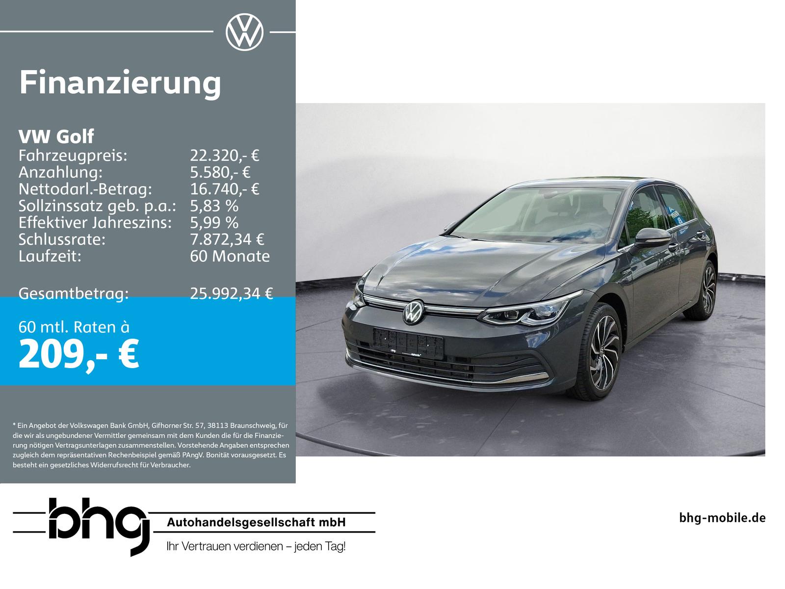 Volkswagen Golf Style 2,0 TSI OPF DSG