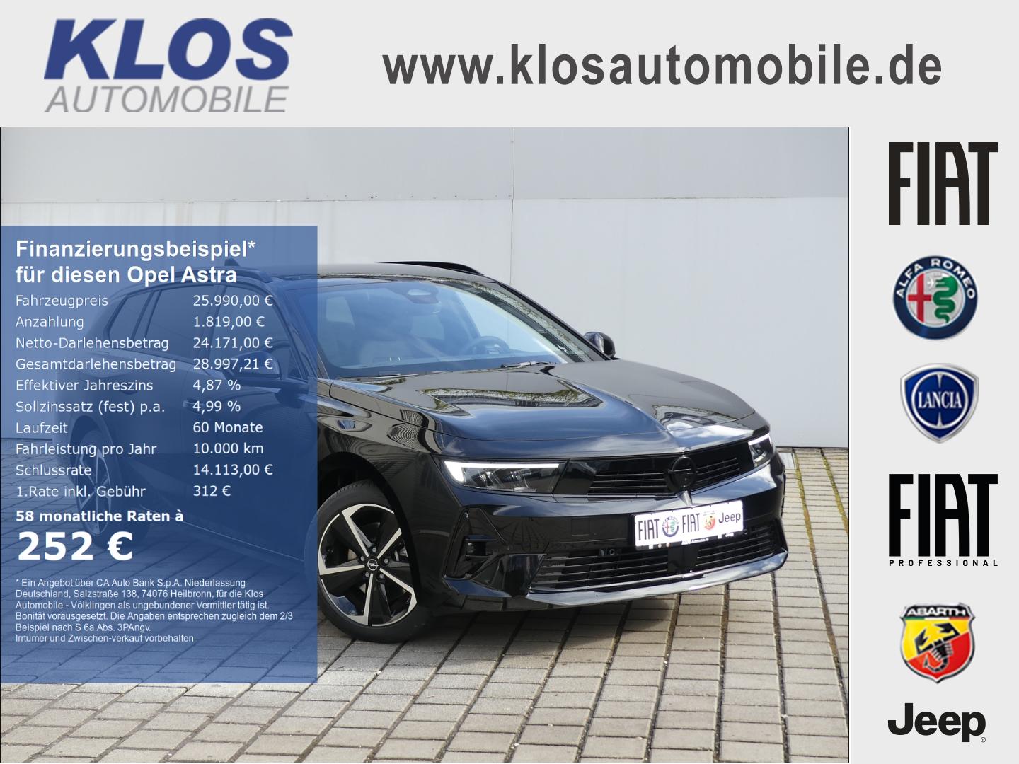 Opel Astra SPORTS TOURER GS 1.2 130 PS TURBO AT8 AGR 