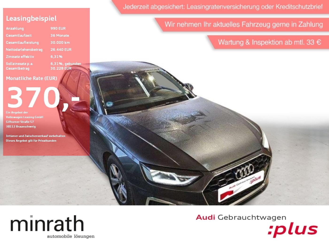 Audi A4 Avant 35 TFSI S-Line APP+DAB+AHK+LED+NAVI+PDC