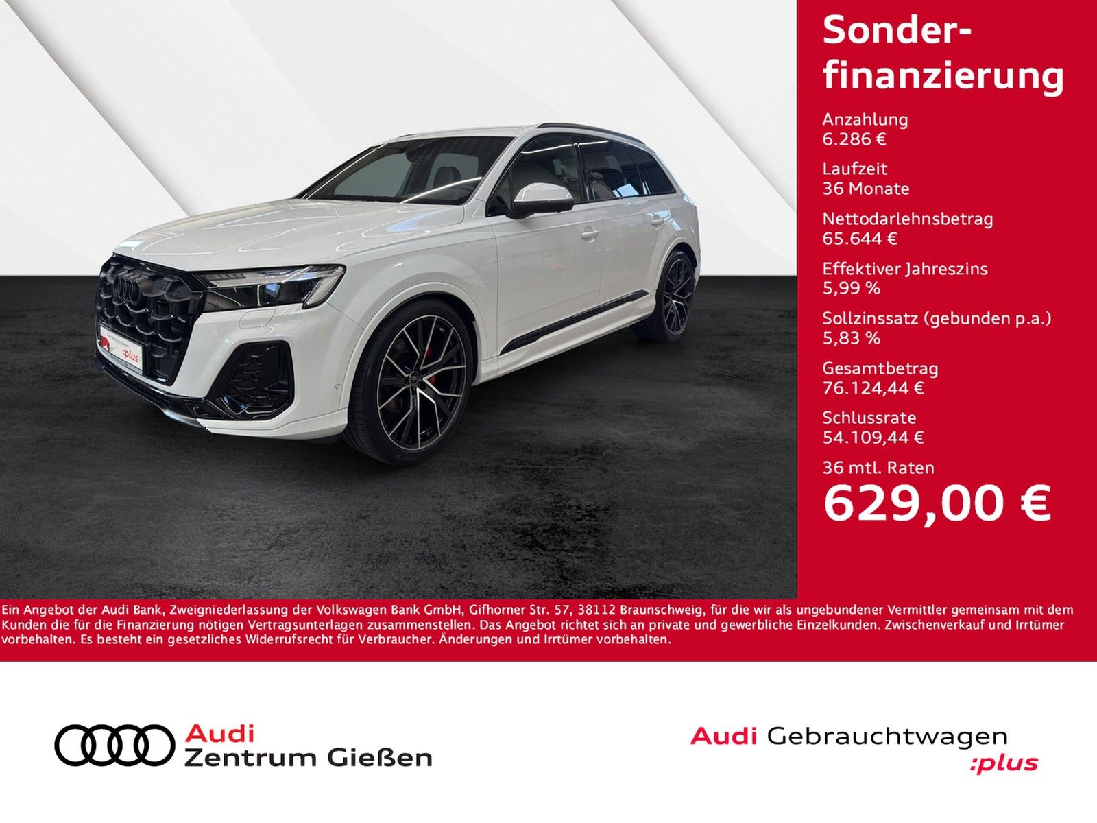 Audi Q7 50 TDI quattro S line Black B&O 360°Kamera Ma imagem 2