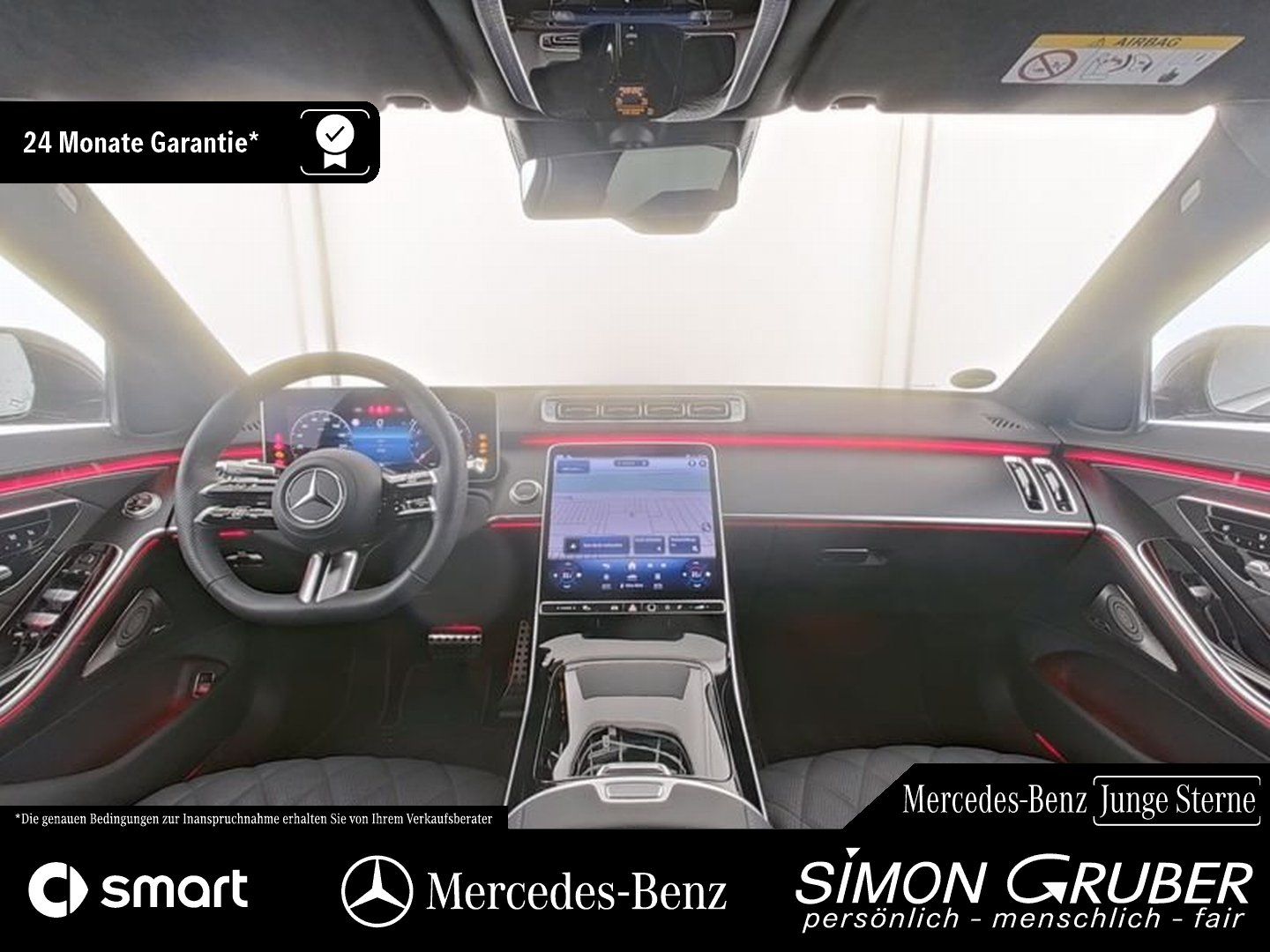 Fahrzeugabbildung Mercedes-Benz S 580 4M Lang AMG Exklusiv Chauffeur Executive
