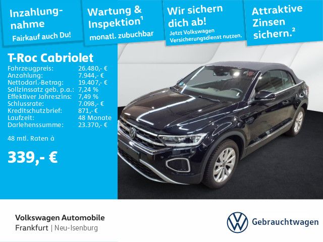 Volkswagen T-Roc Cabriolet 1.0 TSI Style Navi 17"Alu "Lane