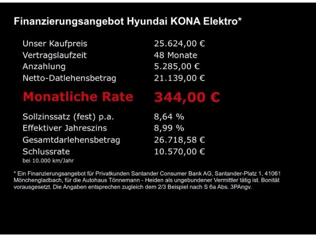 KONA Elektro SOKO 64kWh+VOLL LED+NAVI+RÜCKFAHRKA