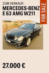 Mercedes-Benz E 63 AMG W211 M156 6,2L V8 Gepflegt+ Scheckheft - Mercedes-Benz E-Class: 211