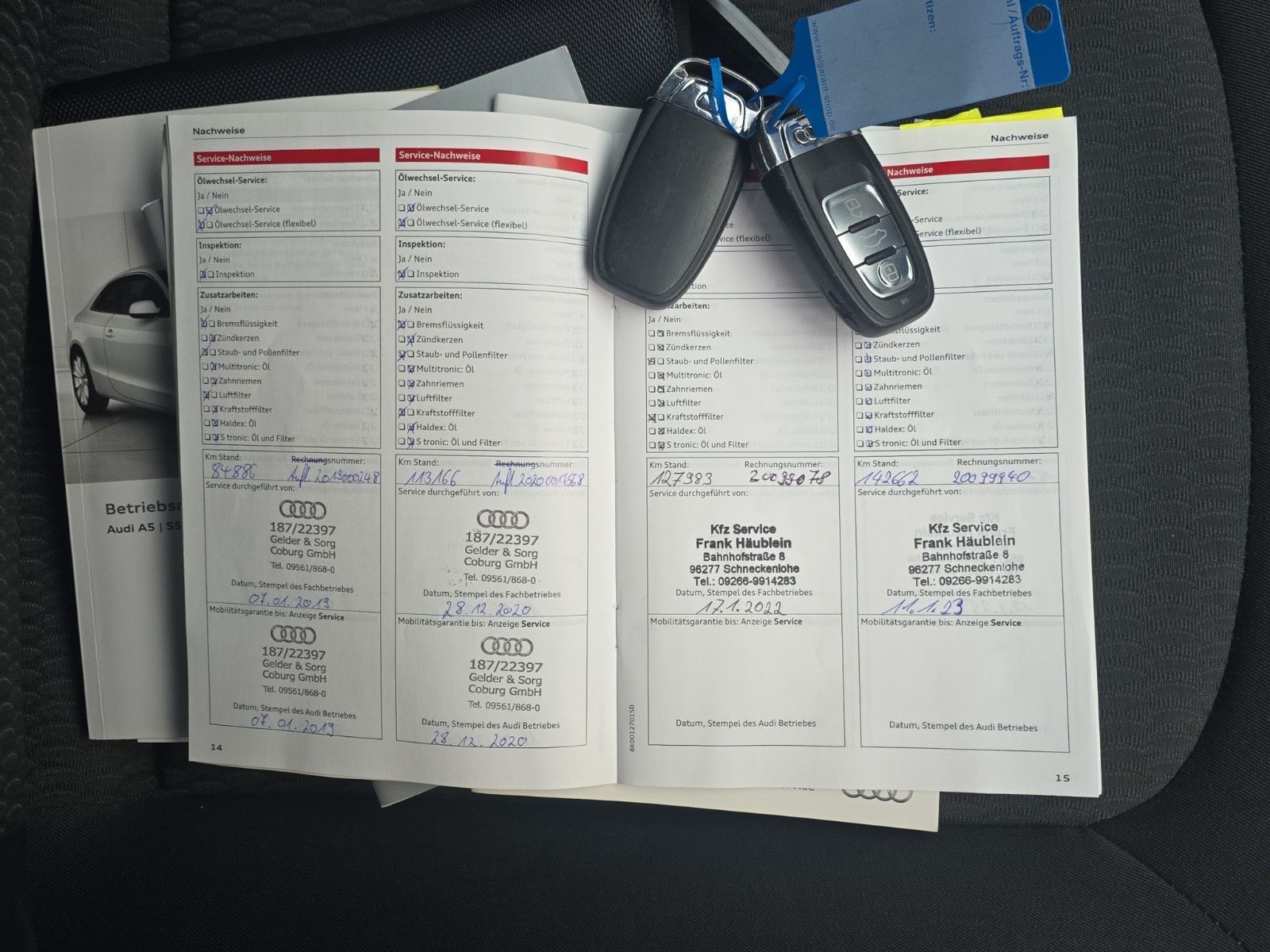 Fahrzeugabbildung Audi A5 Sportback 2.0 TDI S-LINE PDC+AHK+KLIMA