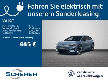 Volkswagen Leasingangebot: Volkswagen ID.7 Pro 77kWh IQ.LIGHT WäPu 360° AHK