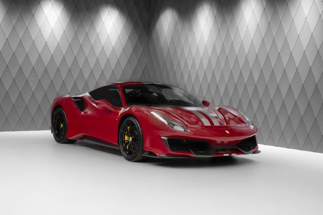 Ferrari 488 Pista RED/BLACK CARBON LIFTING WARRANTY&SERV