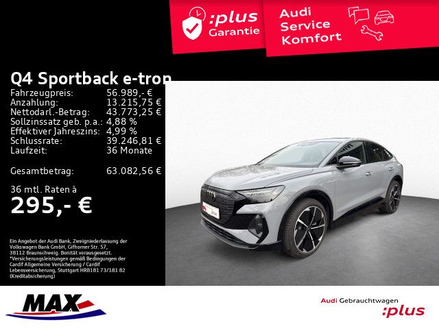 Q4 Sportback e-tron 55 QUATT S-LINE MATRIX+PANO+