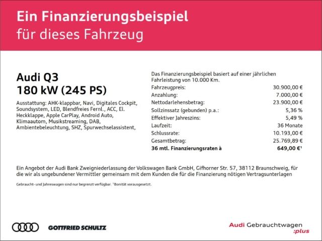 Audi Q3 Sportback 45 TFSI e S line foto 2