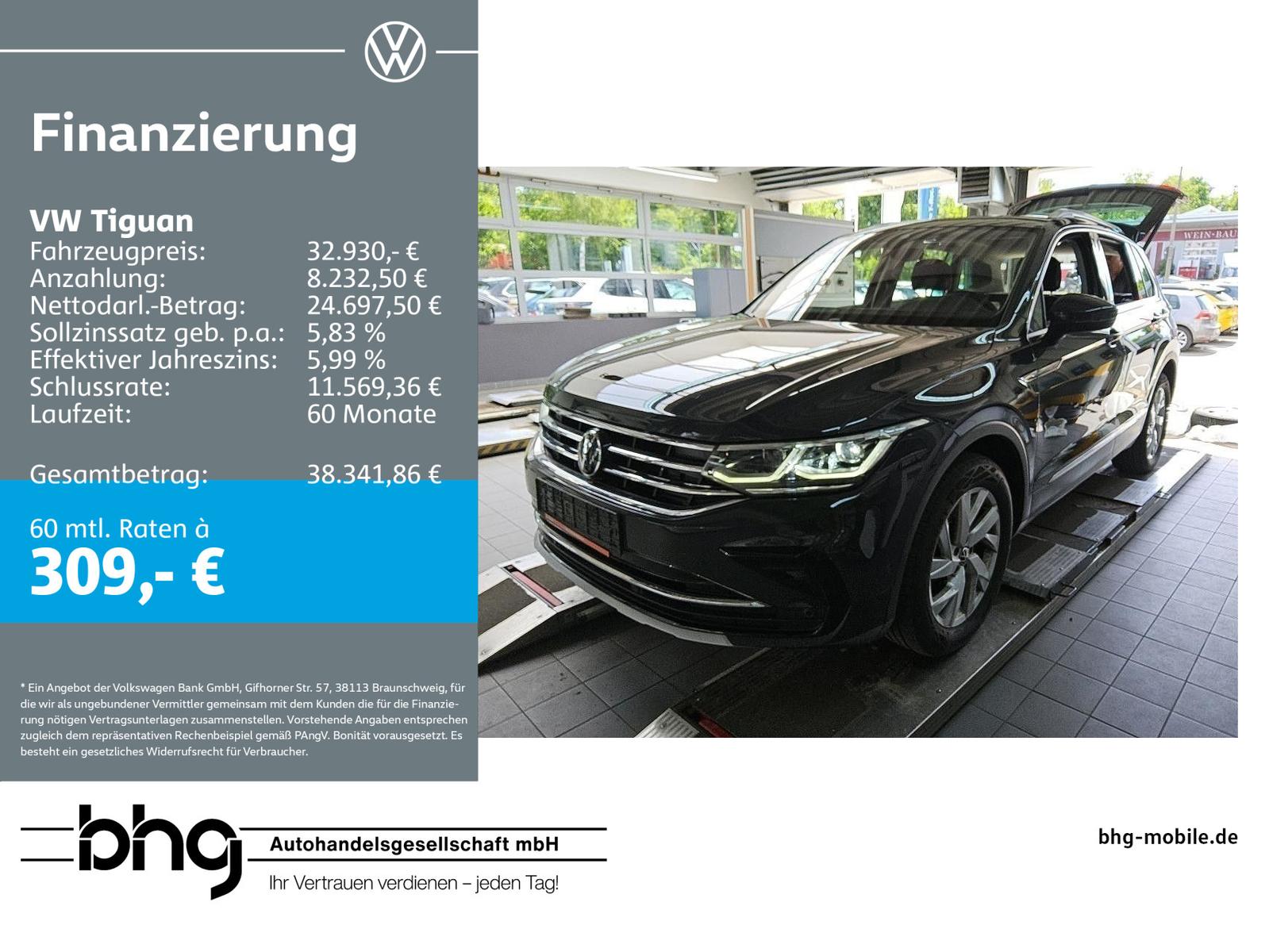 Volkswagen Tiguan Elegance 2,0 TDI 4M DSG