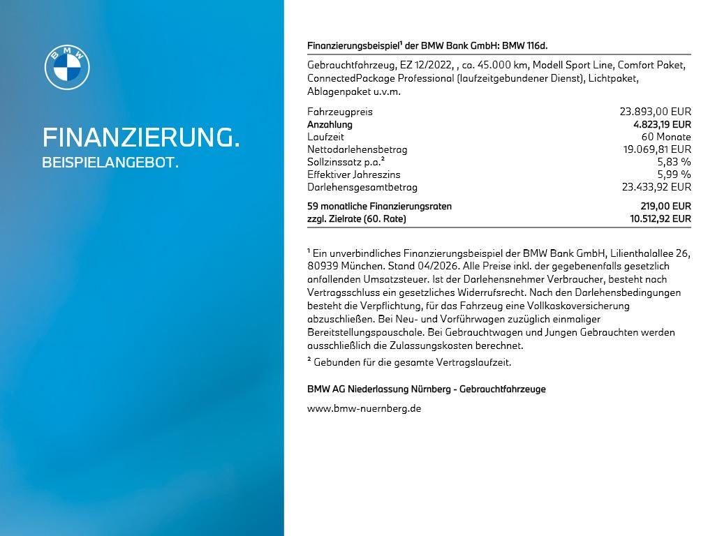 BMW 116d Sportsitze*Beheizbares Lenkrad*Driving Assi