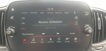 Fiat 500 Dolcevita-Navi-Panoramadach-Klimaaut