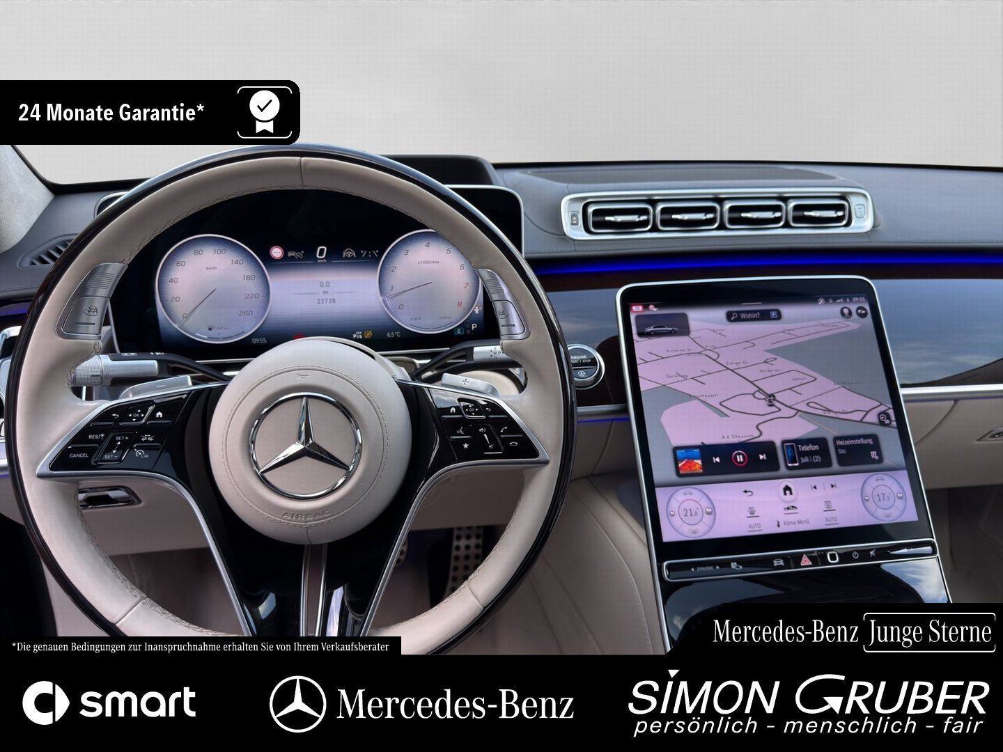 Fahrzeugabbildung Mercedes-Benz S 580 4M L AMG Exklusive Executive TV FondEntert