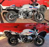 BMW R nineT Racer, AC-Schnitzer-Lenker, Scheckh. - BMW SCHNITZER