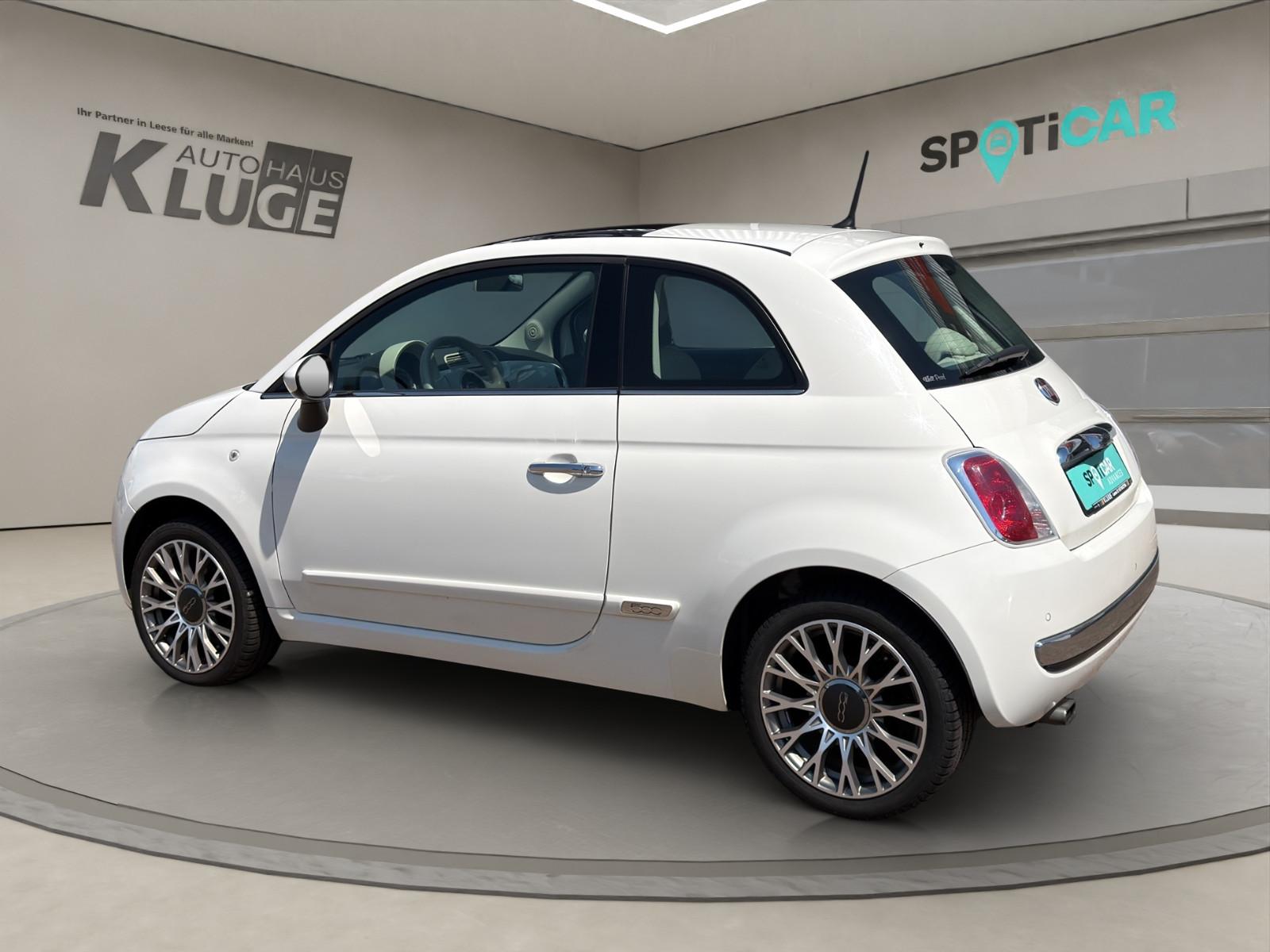 Fiat 500 1,2 Lounge, PDC, CD, Panoramadach