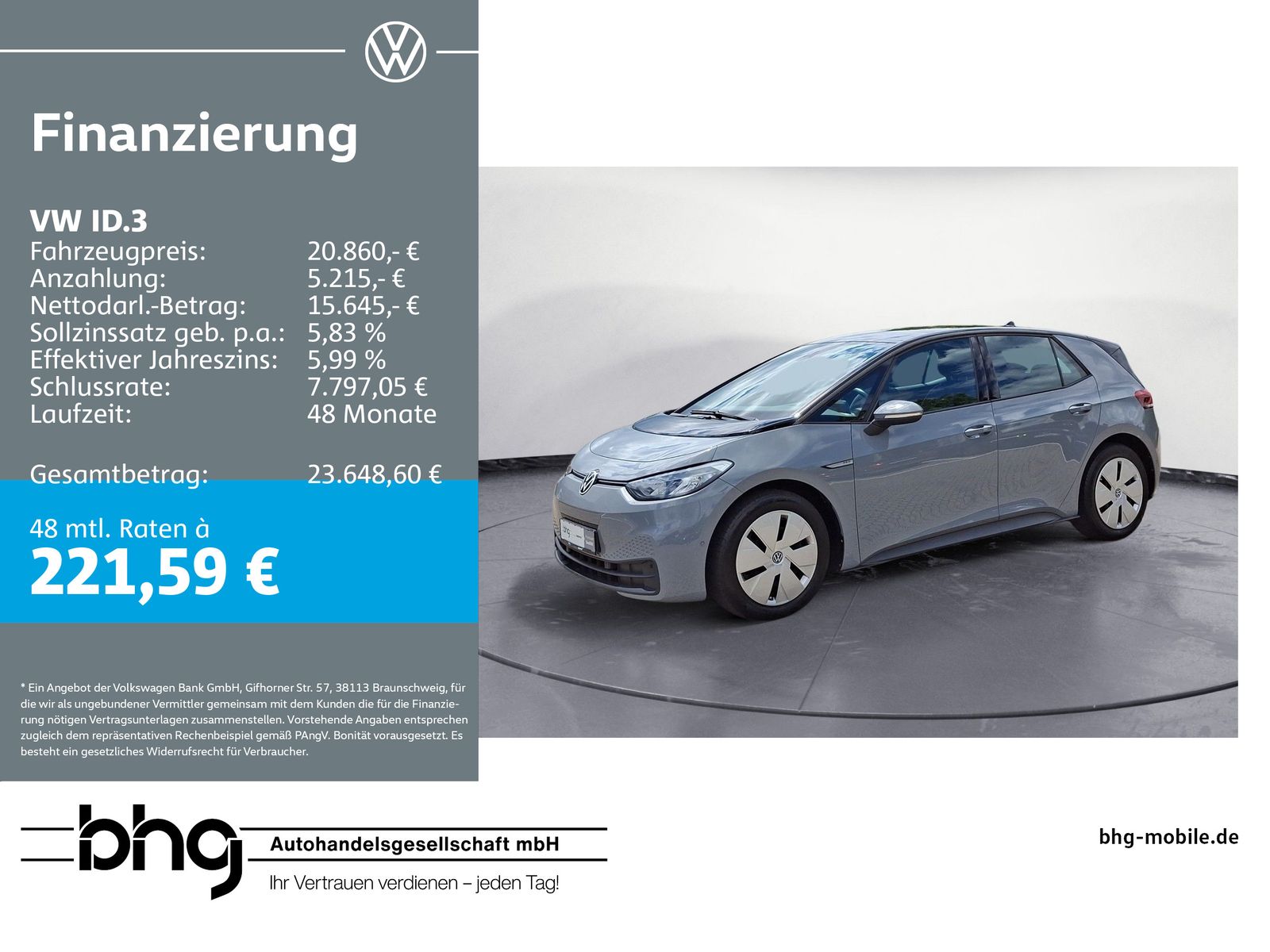 VW ID.3 Pro 1-Gang-Automatik
