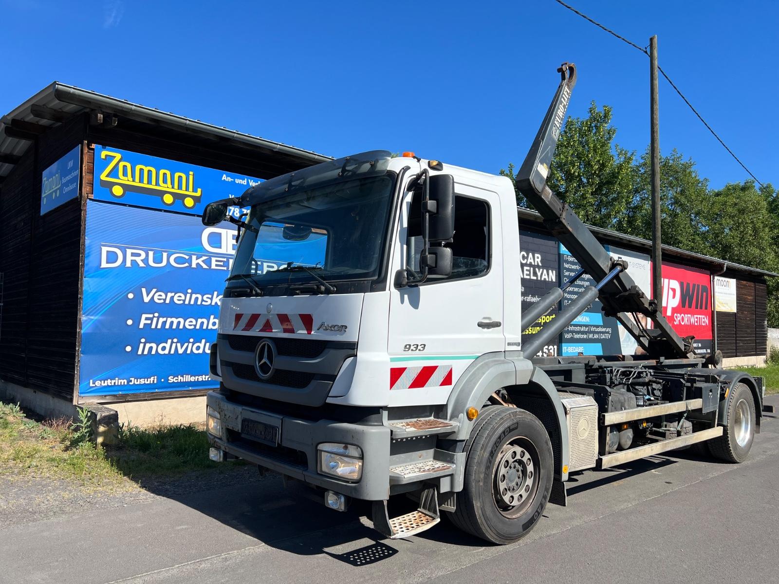 Mercedes-Benz Axor 1833/EURO-LIFT Abroller/Euro 5/4x2/Klima/