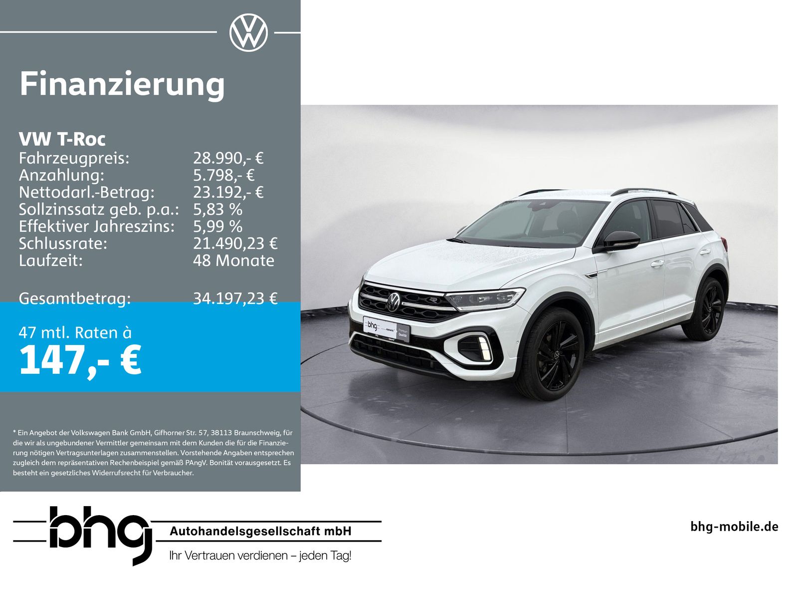 Volkswagen T-Roc 1.5 TSI OPF R-Line