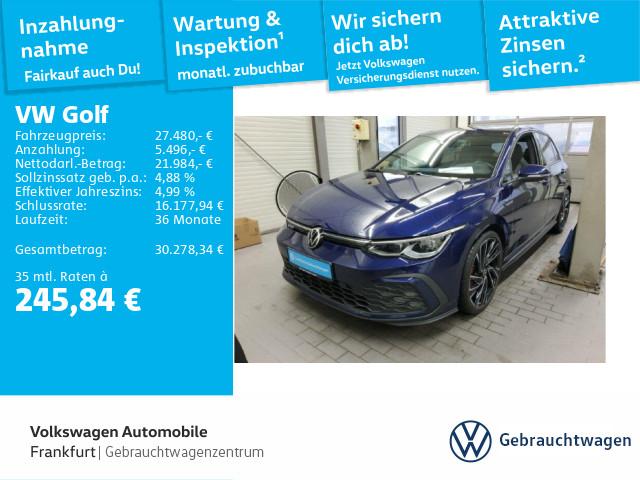 Volkswagen Golf VIII 2.0 TDI GTD DSG Navi IQ.Light ACC Lane