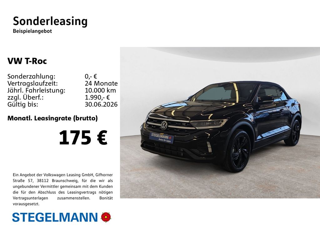 Volkswagen T-Roc 1.5 l TSI OPF 7-Gang- DSG Cabriolet R-Line