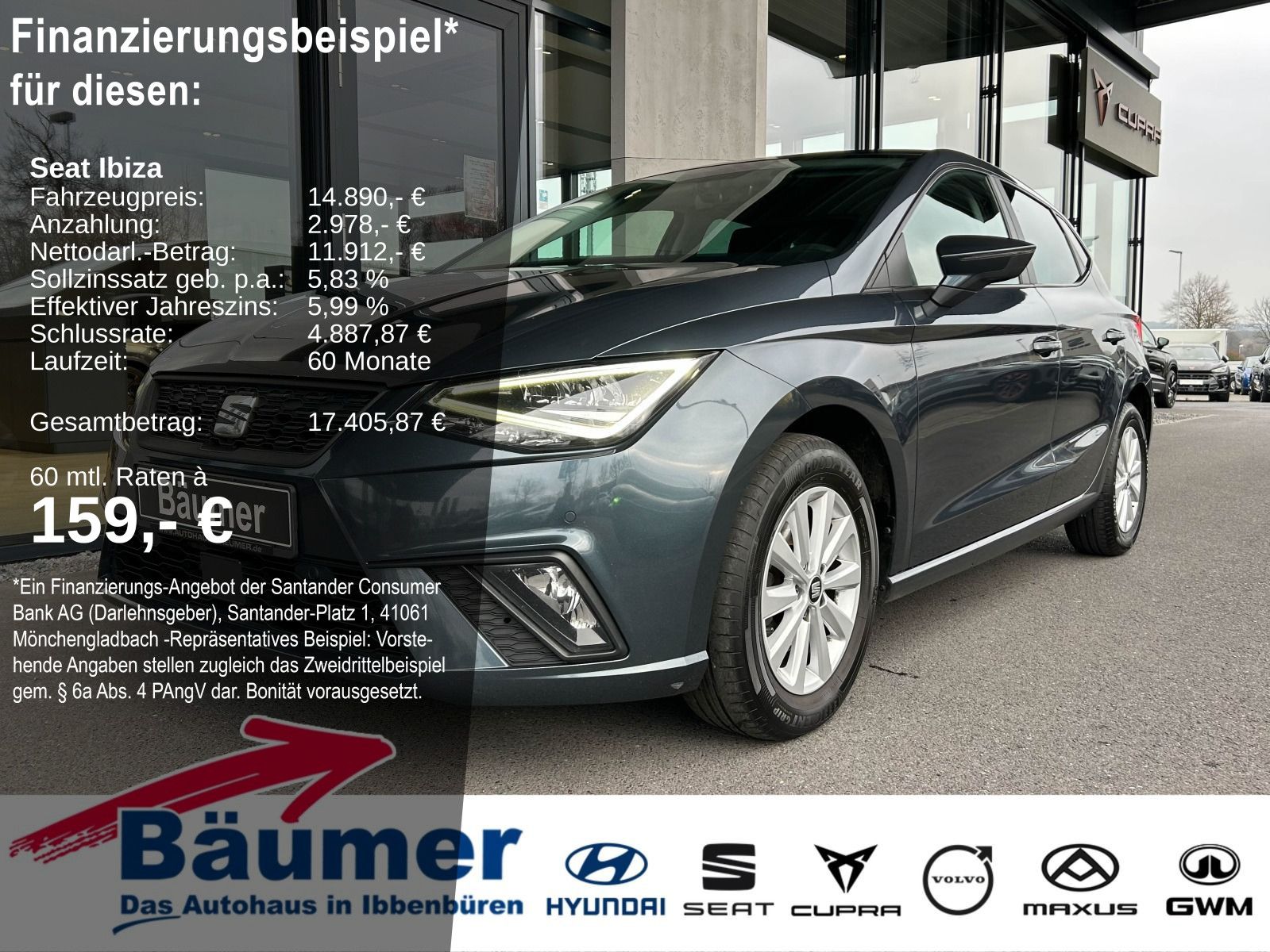 SEAT Ibiza Style BEATS 1.0 TSI 6-Gang +CAM +LED