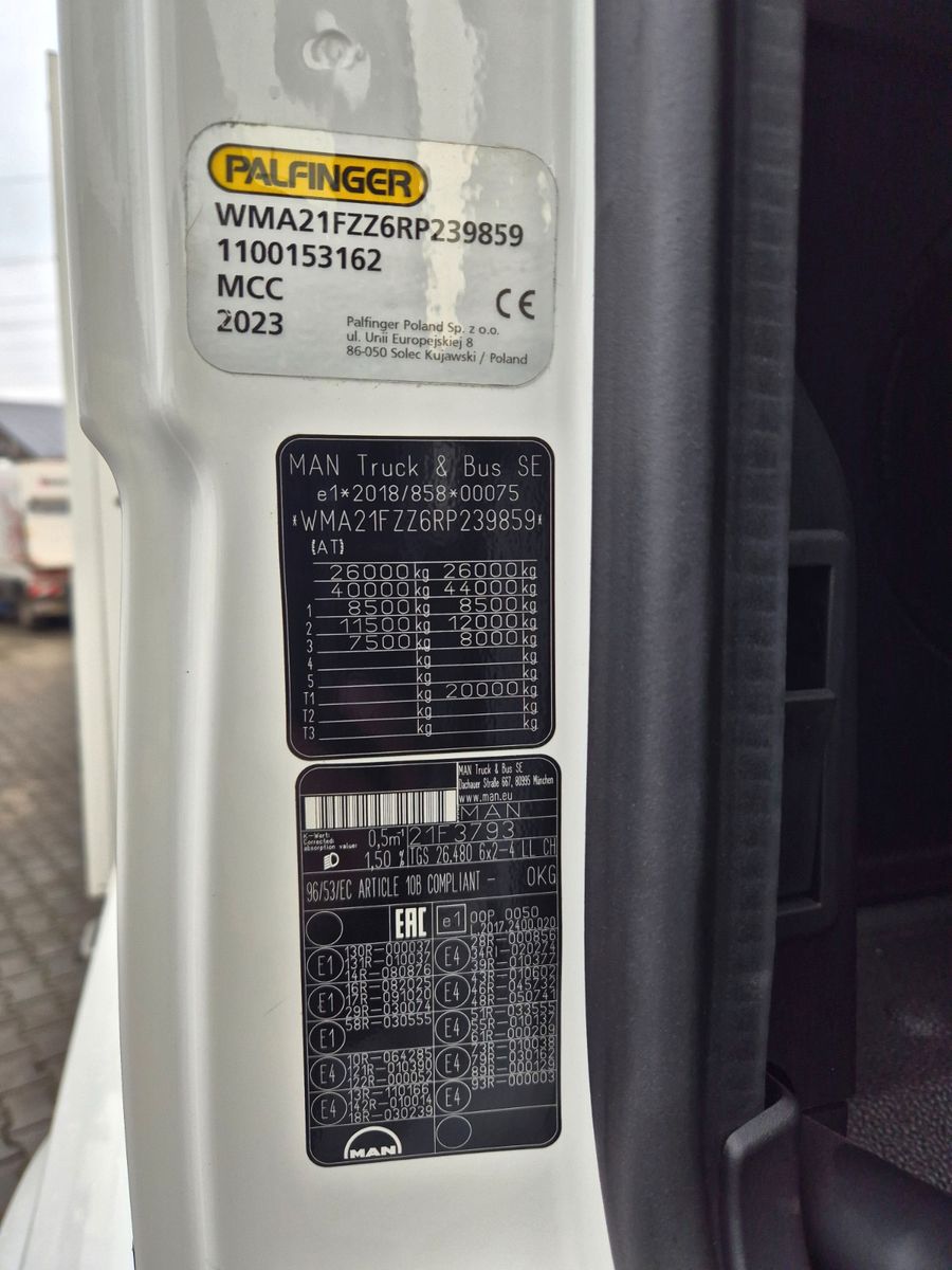 Fahrzeugabbildung MAN TGS 26.470 6x2-4 LL Palfinger PK19.001 SLD5 Funk