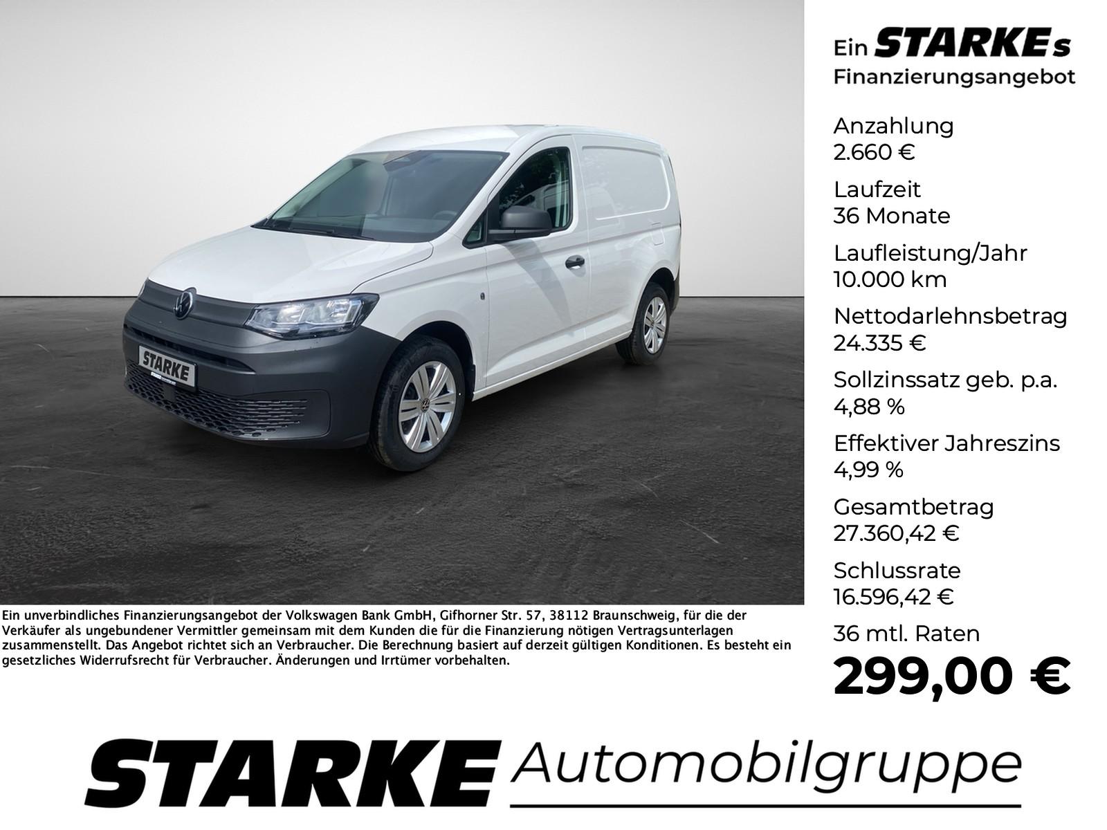 Volkswagen Caddy Cargo 2.0 TDI Kasten  AHK PDC Tempo Klima