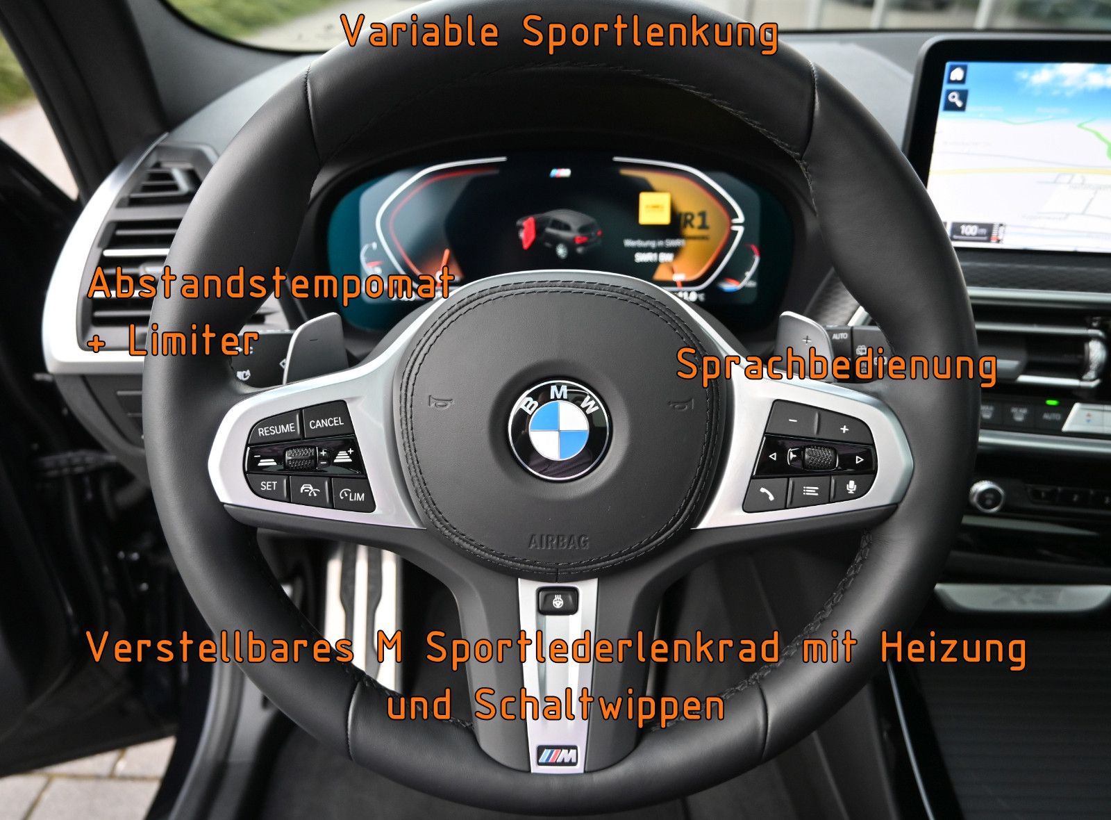 Fahrzeugabbildung BMW X3 xDr30d M SPORT °UVP 95.500€°ACC°AHK°HUD°STHZG