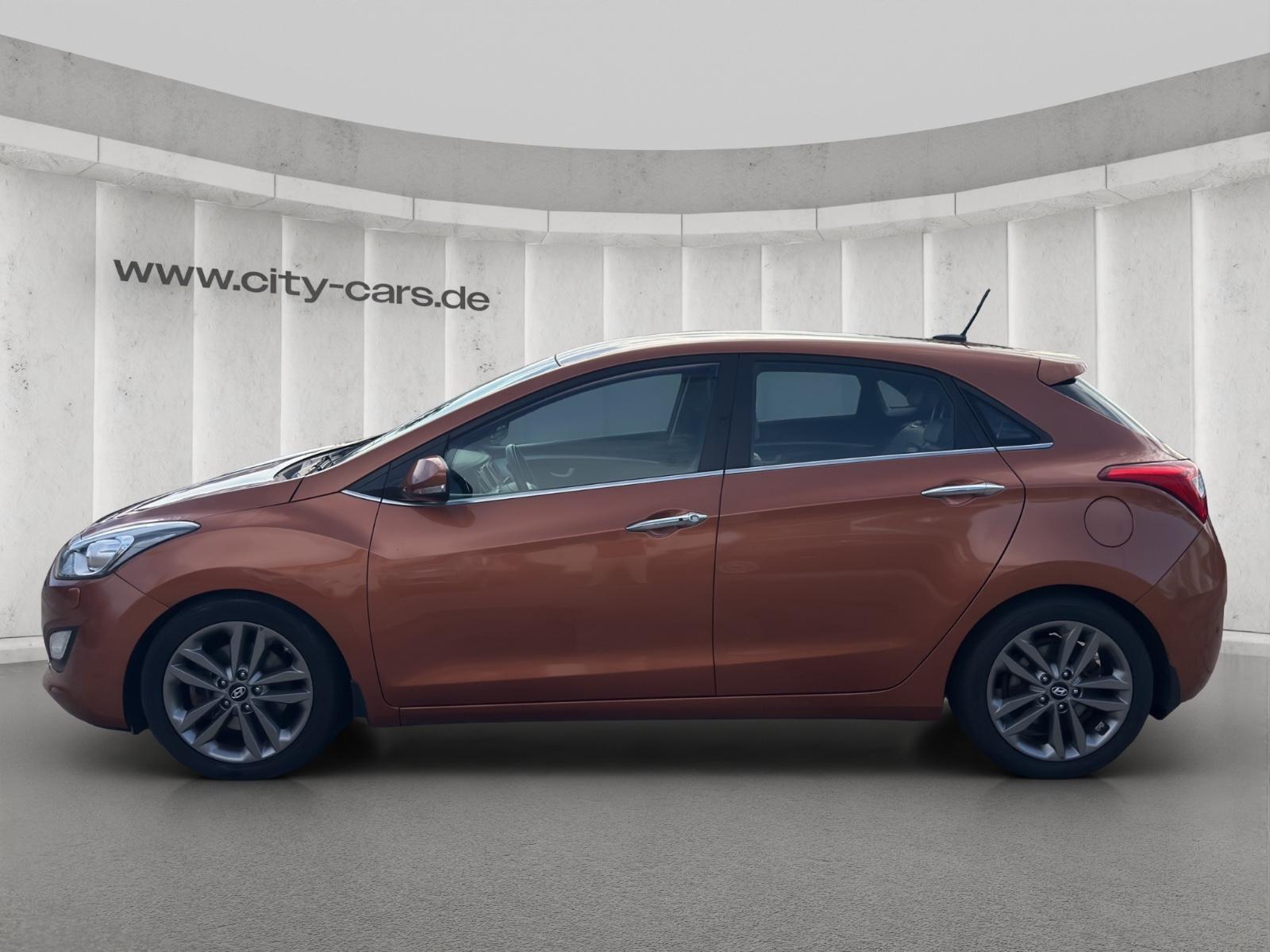 Hyundai i30 blue Premium*Autom.*Leder*1.Hand*Scheckheft*