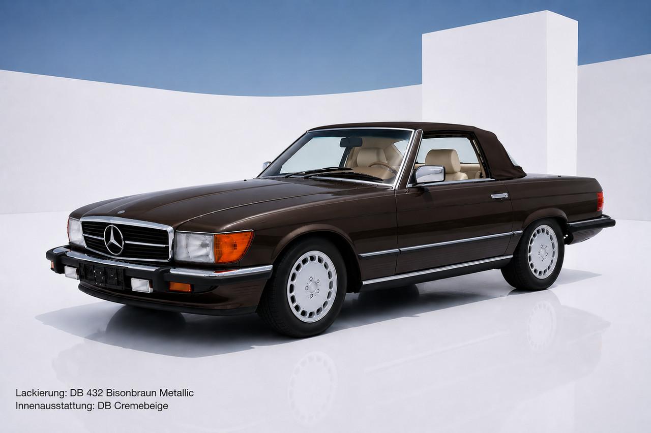 Mercedes-Benz R107 SL 560 Bestellfahrzeug frame-off