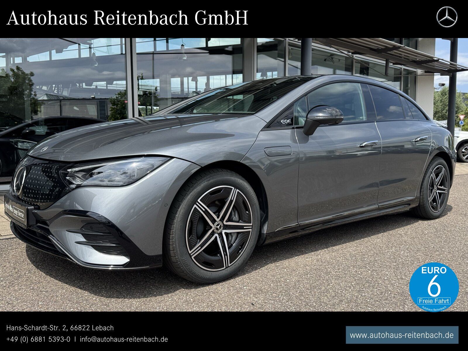 MERCEDES-BENZ EQE300 AMG+AHK+DISTR+NIGHT SITZKÜH+BURME+360+TOT