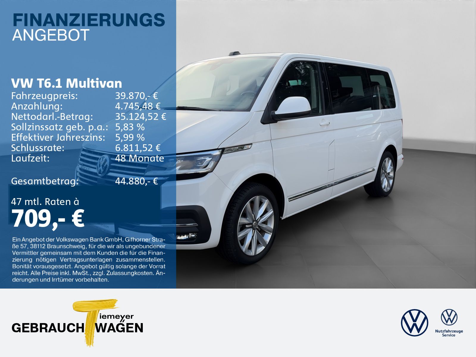 Volkswagen Volkswagen T6.1 Multivan 4-motion GENERATION SIX A