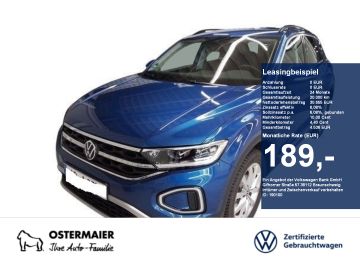 Volkswagen Leasingangebot: Volkswagen T-Roc STYLE 1.5TSI 150PS DSG ACC.5J-G.AHK.KAMERA