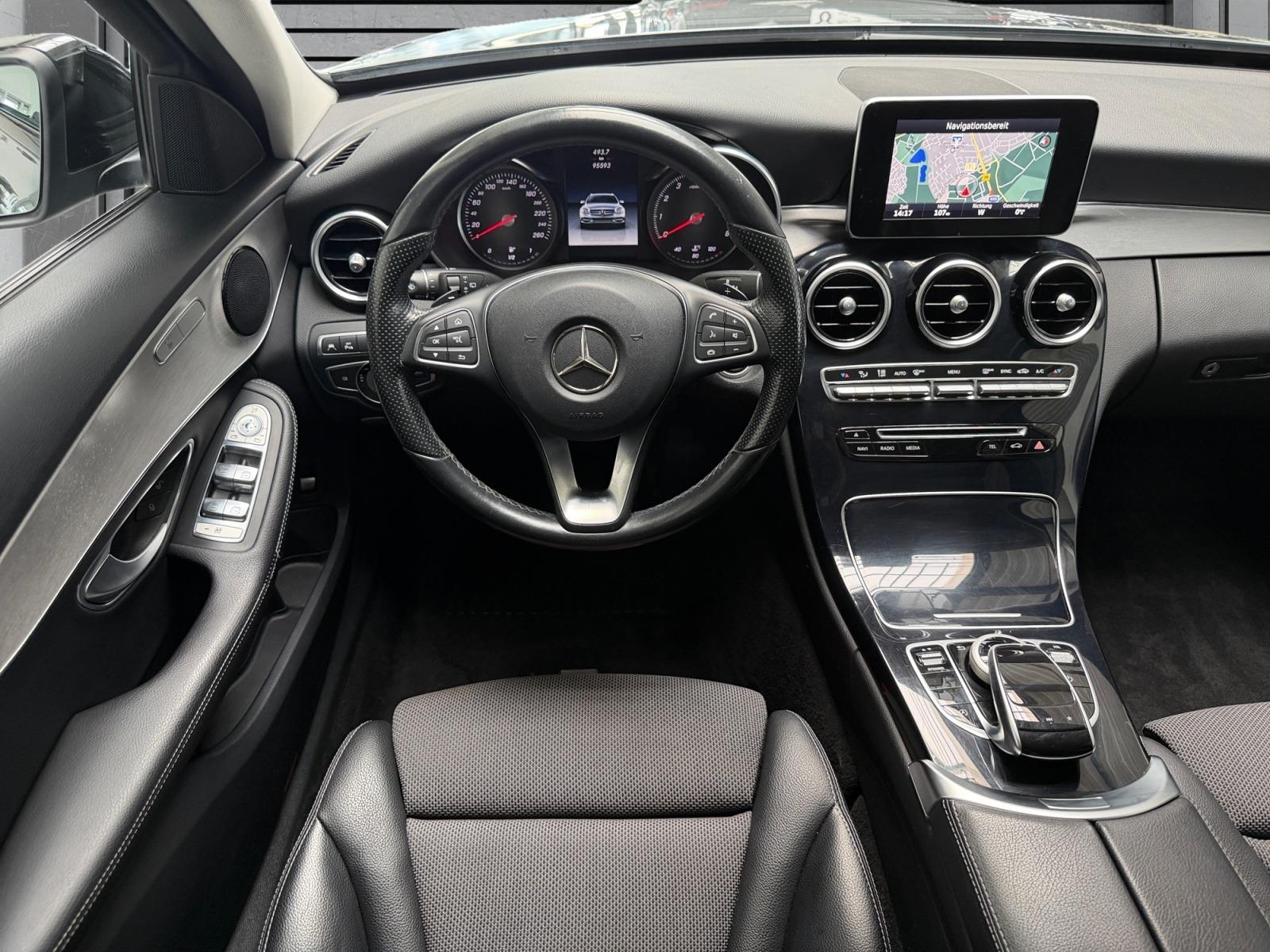 Mercedes-Benz C 200 T 4M AUTOMATIK+NAVI+TEILLEDER+LED+ALU+TÜV+