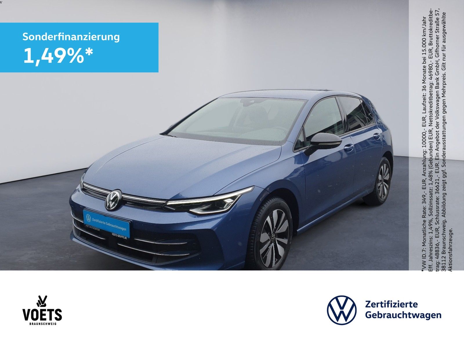 Volkswagen Golf VIII Life Goal  1.5 eTSI DSG AHK+RearView+L