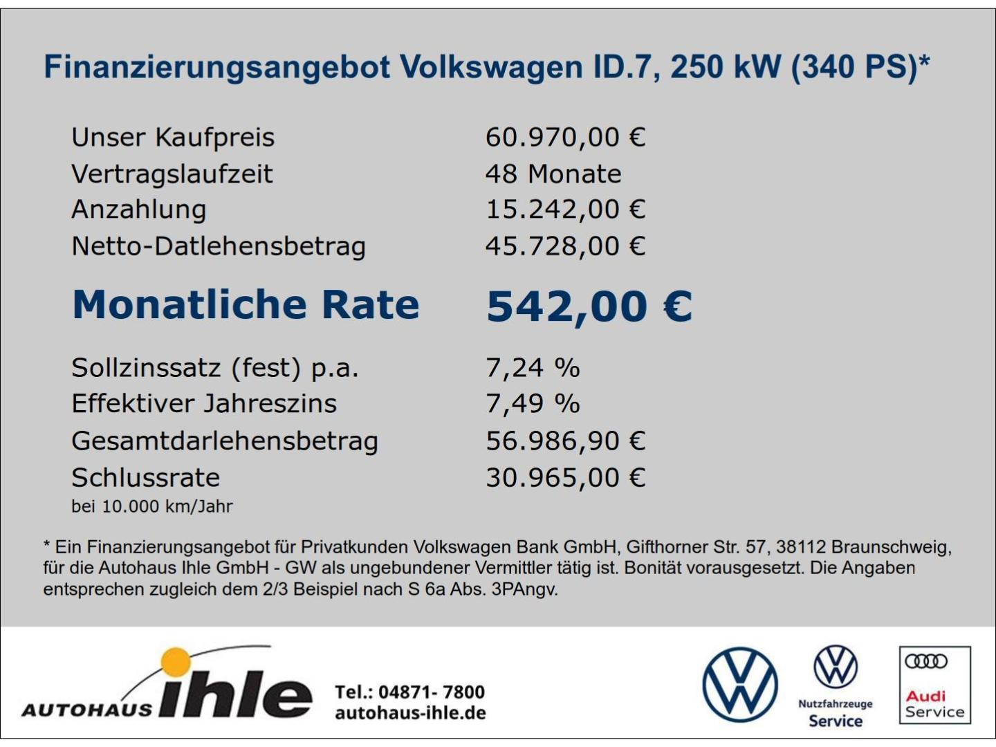Volkswagen ID.7 GTX 4MOTION 86 kWh MASSAGE+MATRIX+HARMANKAR